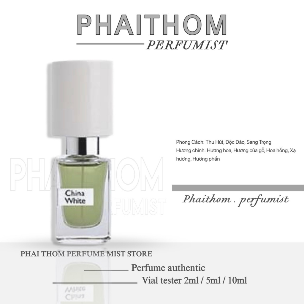 🌟 𝐏𝐇𝐀𝐈𝐓𝐇𝐎𝐌 🌟 NASOMATTO China White | Nước hoa unisex 🌟