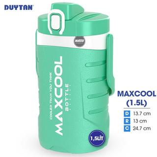 Bình giữ nhiệt nhựa DUY TÂN Maxcool 1.5 lít (13.7 x 13 x 24.7 cm) - 13665 - Giao màu ngẫu nhiên