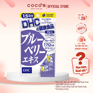 DATE 11/2024 Viên Uống Bổ Mắt Việt Quất DHC Blueberry Extract Cải Thiện Thị Lực 30 Ngày (60 Viên)