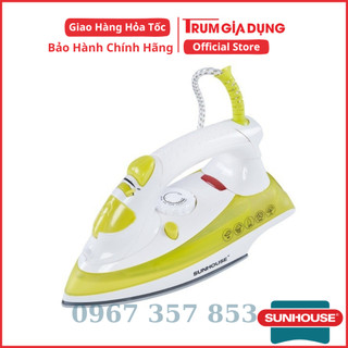 Bàn là hơi nước Sunhouse SHD2067, Bàn ủi hơi nước Sunhouse phun hơi và phun nước tiện dụng.