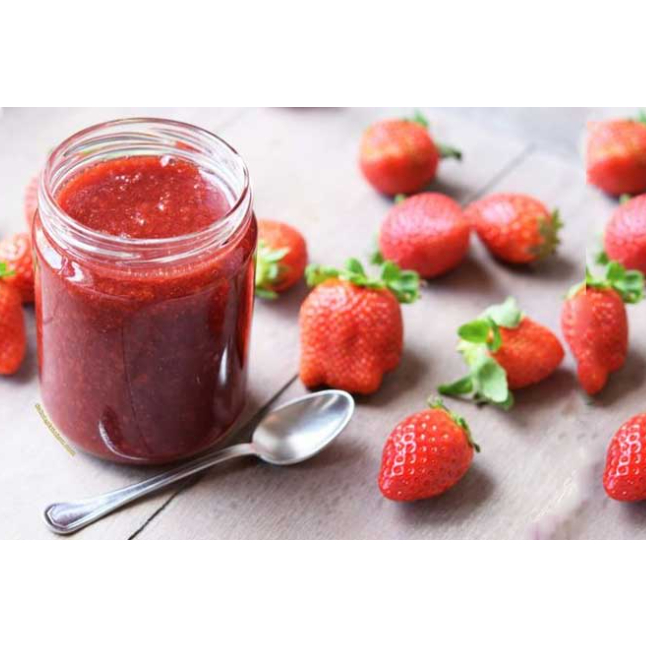 Túi 500g Mút dâu pha nước dùng chế biến đa dạng các món