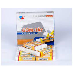 Combo 5 cục - Gôm tẩy xóa chì Thiên Long E-05 (LỚN) (5 cục)