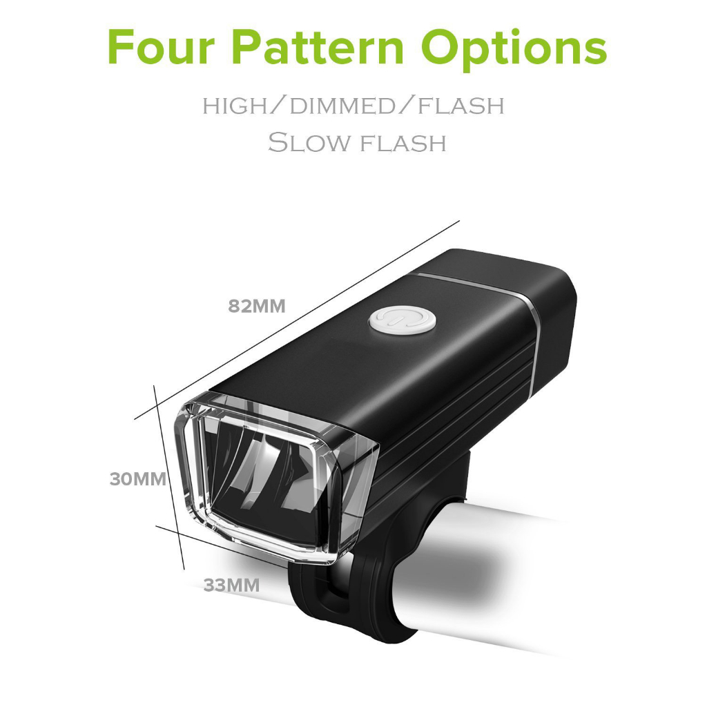 Đèn Xe Đạp PEDAN Đèn Led Xe Đạp Nhiều Chế Độ Sáng Chống Nước, Đèn Xe Đạp Siêu Sáng Có Sạc USB Tiện Lợi