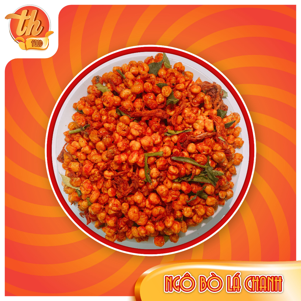 500G Ngô Cay Khô Bò Lá Chanh, Ngô Cay Bò Khô Thơm Ngon Đậm Vị Đặc Biệt