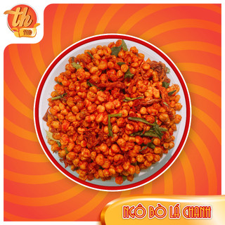 500g ngô cay khô bò lá chanh, ngô cay bò khô thơm ngon đậm vị đặc biệt