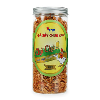 (HŨ 300G) GÀ SẤY CHUA CAY CHÀ CHÀ THẢO NGUYÊN PHÁT (TNP) - Hàng công ty chính hãng. Khô gà sạch, cam kết chất lượng