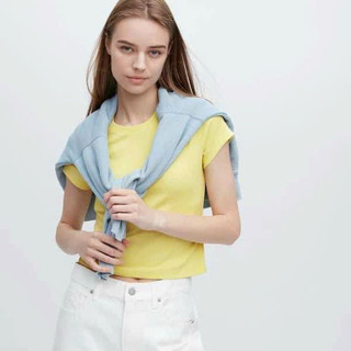 Áo Croptop cotton Uni Japan