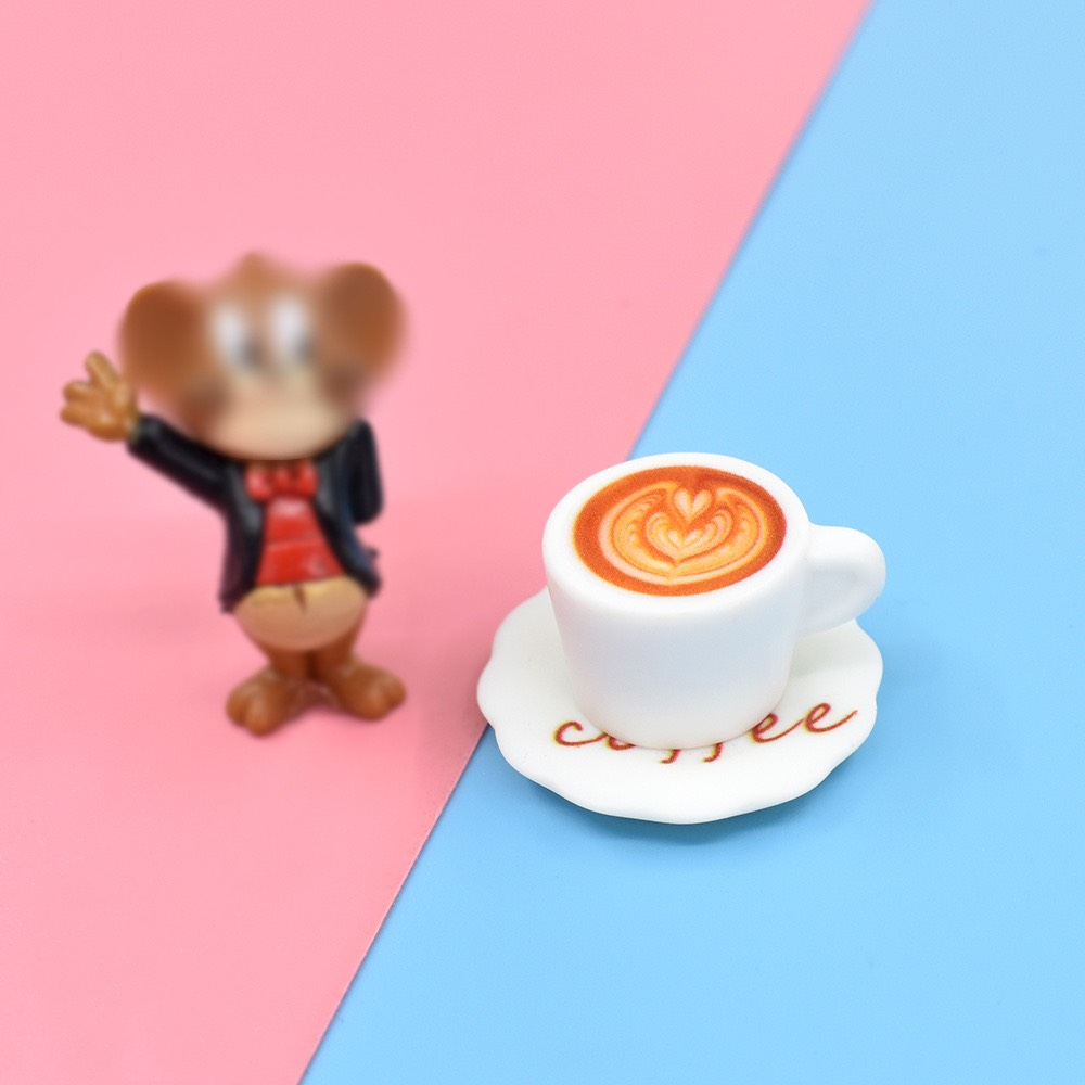 Charm  slime/ Dụng Cụ Charm Trang Trí Mô Hình Ly Cà Phê Capuchin0 xinh xắn - Giá 1 charm