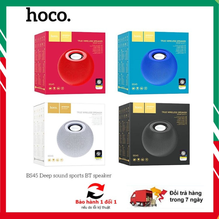 🚀CHÍNH HÃNG Loa Bluetooth HOCO BS45🚀 Siêu Xinh-Âm Thanh Đỉnh Kết Nối Đa Năng Thẻ Nhớ USB   Bảo Hành 6 Tháng