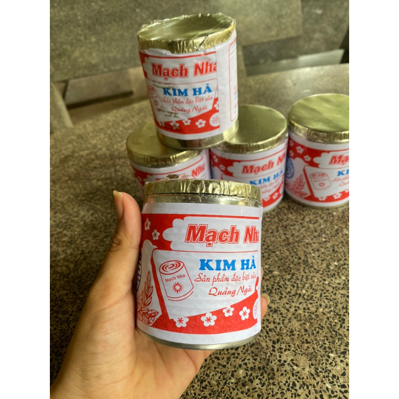 Mạch Nha Lon 350gr Kim Hà - Đặc Sản Quảng Ngãi_Món Ngon Tuổi Thơ