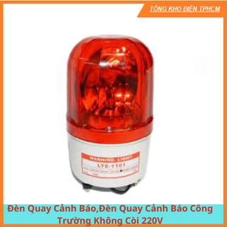 Đèn quay cảnh báo,đèn quay cảnh báo công trường không còi 220v
