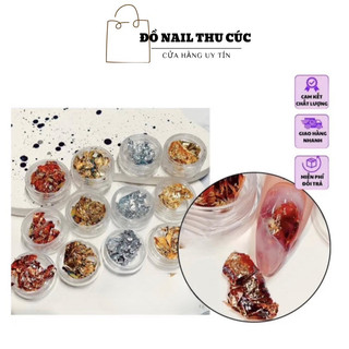 Sét Giấy Nhún Nail,Giấy Nhún Vàng Bạc