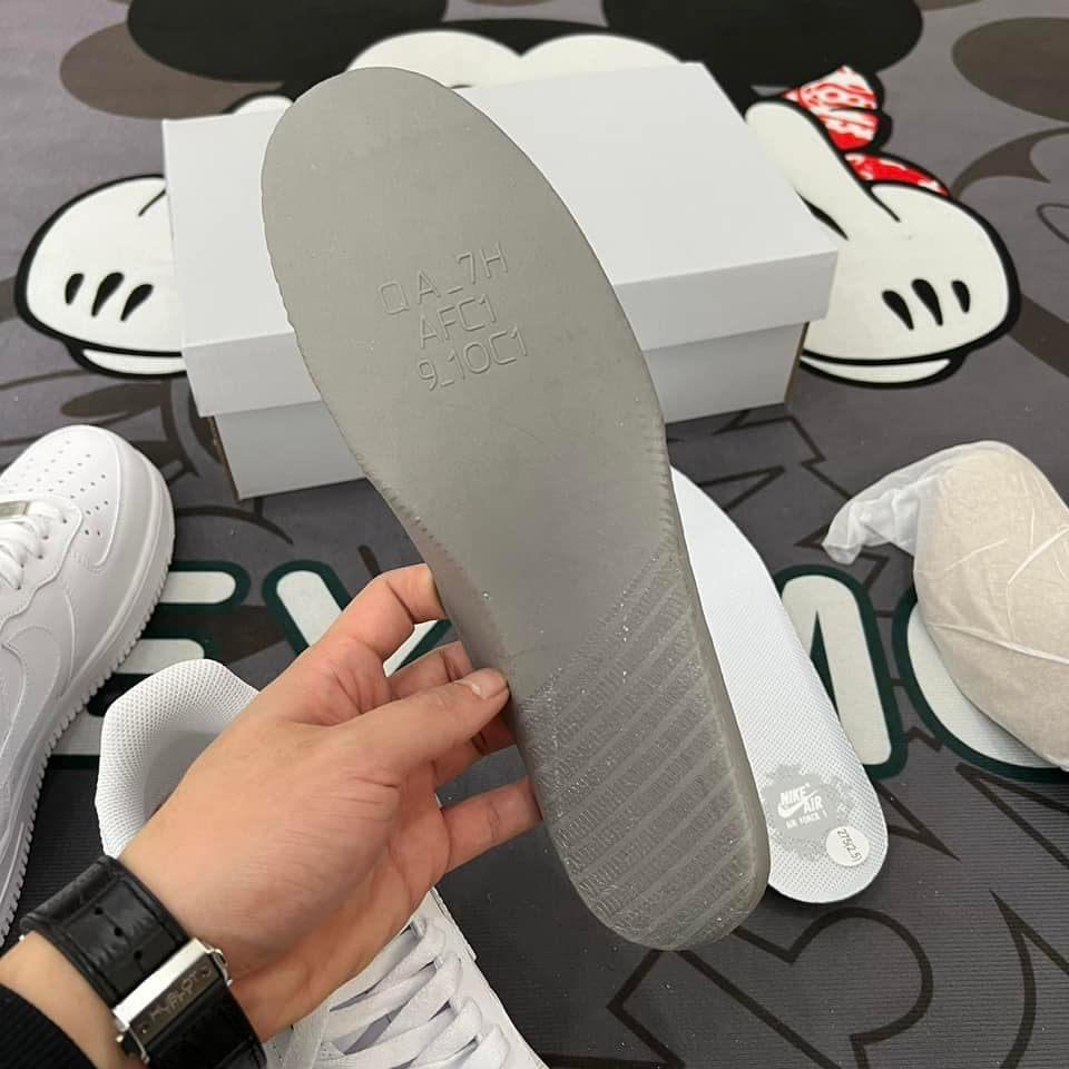 Giày Nike_Trắng AF1, Giày Air Force 1 Full Trắng Nam Nữ Hàng Đẹp Full Box