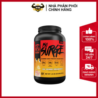 Sữa tăng cơ mutant iso surge 1.6lbs – vị big orange dreamsicle