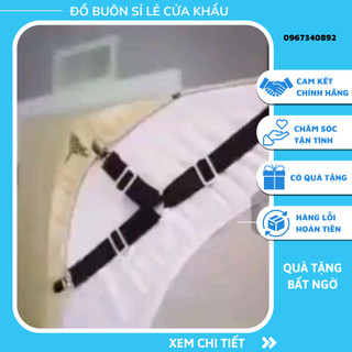 Sét 4 kẹp ga giường chống xê dịch