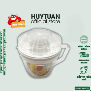 Vắt cam trong suốt Việt Nhật 6905 có nắp đậy và lưới lọc (CVC02)