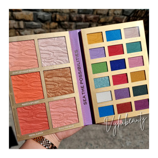 Set Makeup Revolution Disney phấn mắt + bắt sáng + phấn má