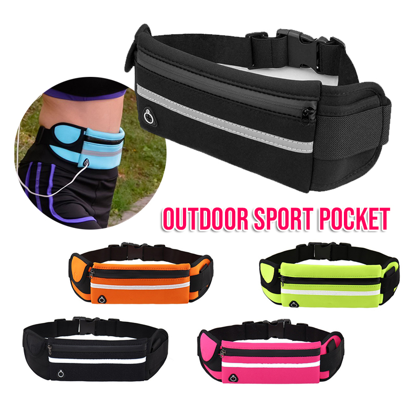 Túi đeo hông đựng điện thoại khi tập thể dục & chạy bộ,túi đeo hông chạy bộ thể thao chông thấm nước,kèm cài chai nước