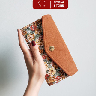 🍀[TẶNG MÓC KHÓA] Ví Vải Dài Nữ Cầm Tay Handmade NẮP BÌ THƯ Thời Trang - SIZE 19X11 - ĐỰNG VỪA ĐT