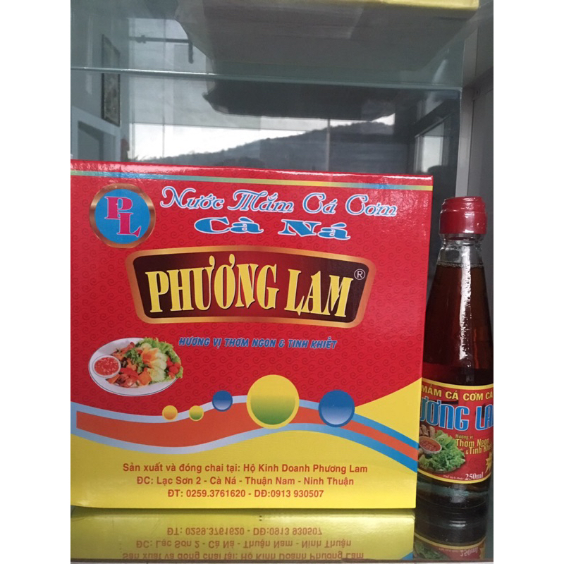 Nước mắm Phương Lam Cà Ná - Thượng hạng chai thuỷ tinh 250ml