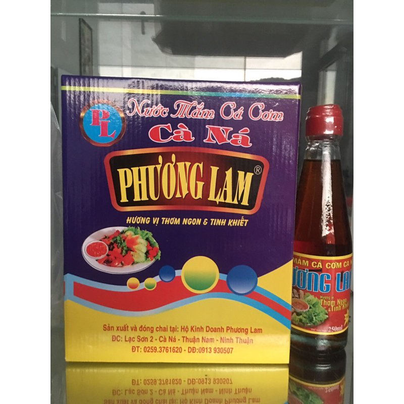 Nước mắm Phương Lam Cà Ná - Thượng hạng chai thuỷ tinh 250ml