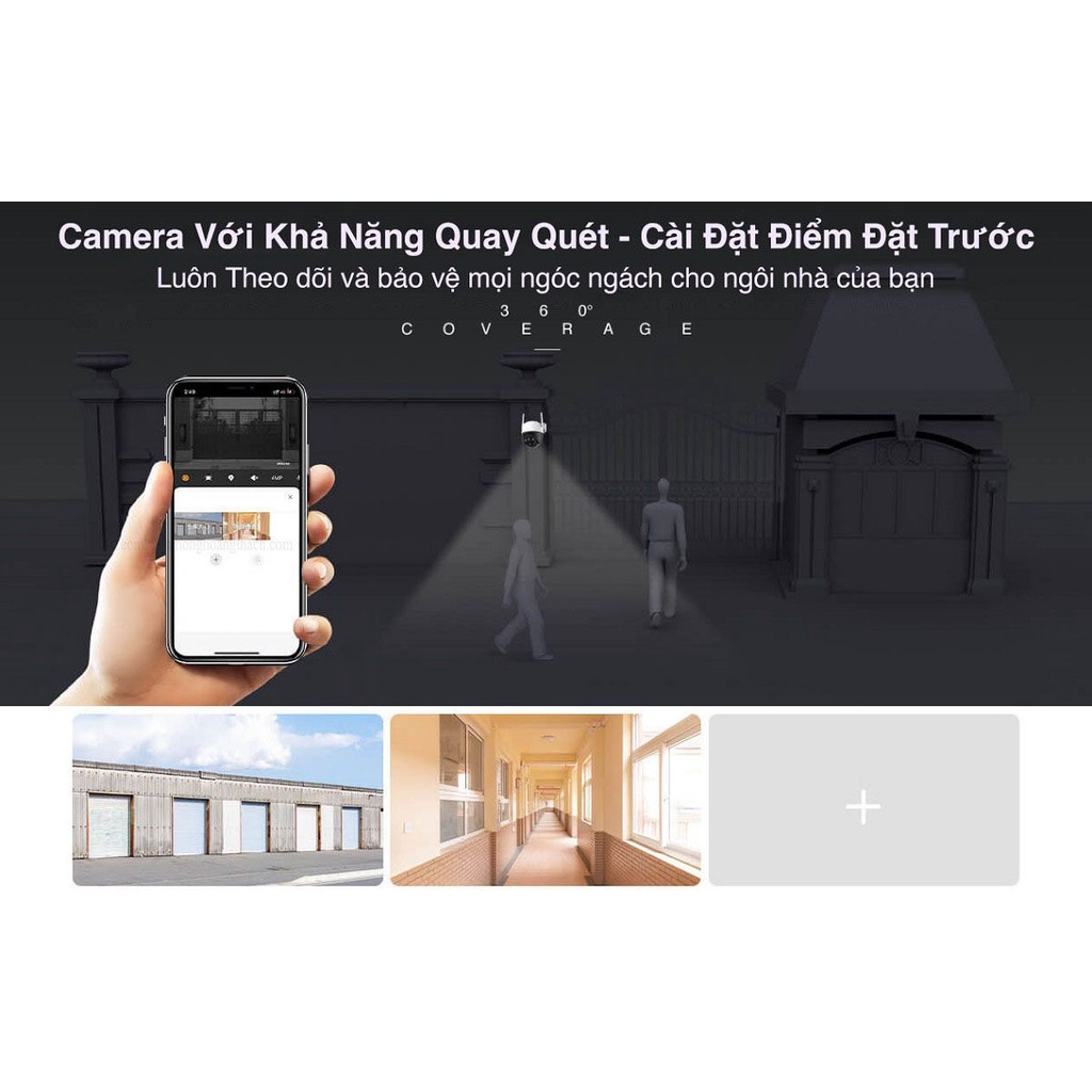 Camera Imou Ngoài trời S21FEP / S41FEP Còi Hú Báo Động, Đàm thoại 2 chiều, Quay màu ban đêm, Xoay 360 độ - BH 24 Tháng