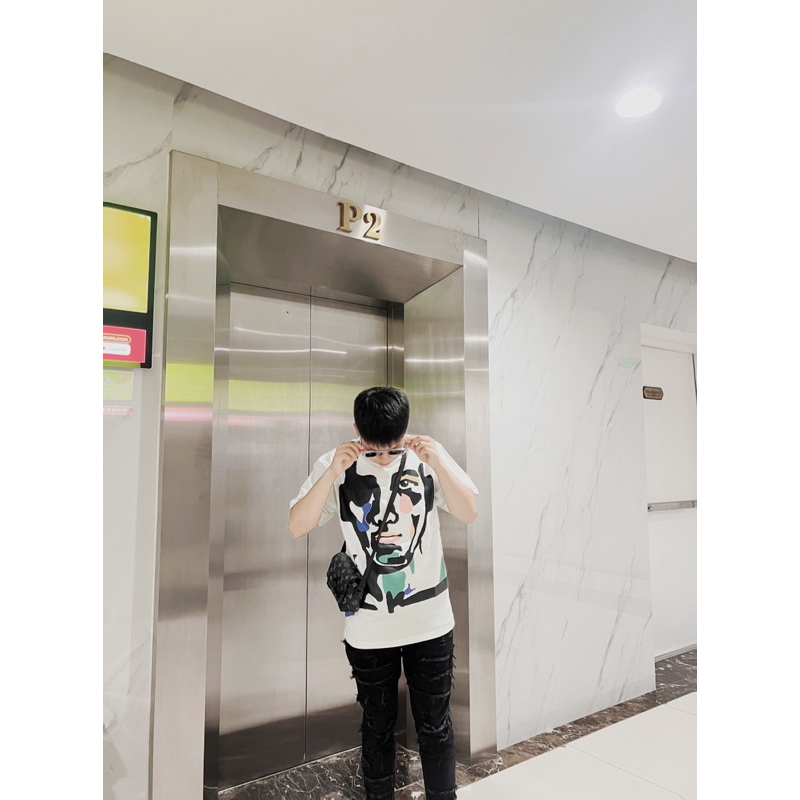 Áo Thun LV Full Mask Chuẩn hình 100% cotton - Form Unisex Nam Nữ