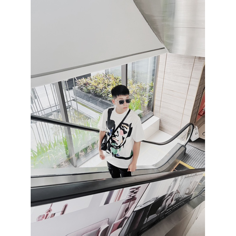 Áo Thun LV Full Mask Chuẩn hình 100% cotton - Form Unisex Nam Nữ