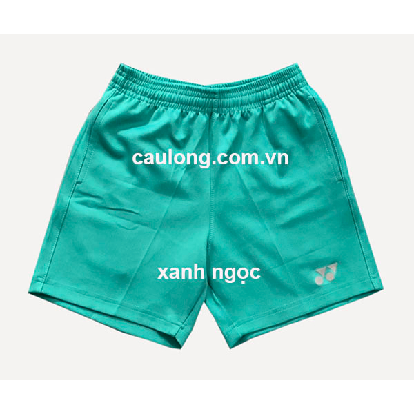 Quần Short Cầu Lông Nữ Yonex Logo Xanh Ngọc
