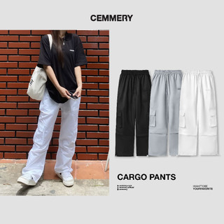 Quần dù dài localbrand cemmery cargo pants 3 color, quần dù unisex nam nữ
