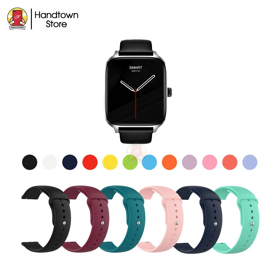 Dây Đeo Silicon Thay Thế Đồng Hồ Thông Minh Zwatch Z6 44mm Silicone Dẻo Chốt Tháo Nhanh