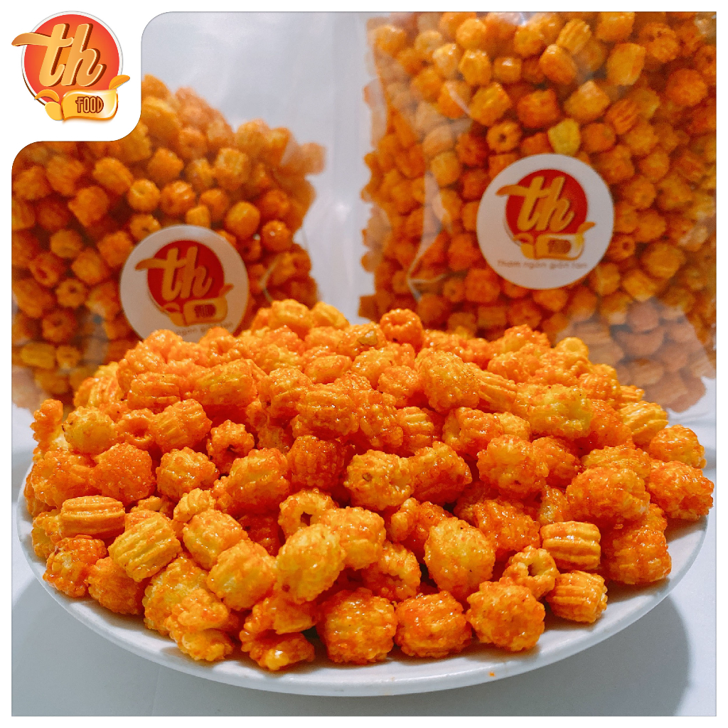 500G Nui Sấy Giòn Cay, Bim Bim Sen Đỏ Cay Thơm Ngon Đặc Biệt