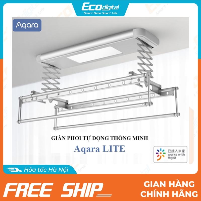 Giàn phơi thông minh Aqara Lite nâng hạ tự động điều khiển qua App