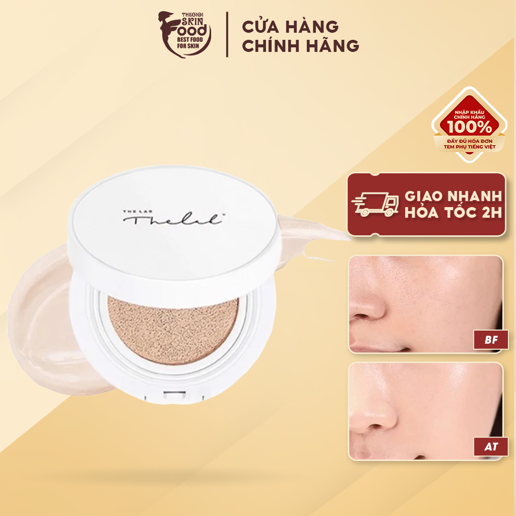 Phấn Nước Che Khuyết Điểm, Kiềm Dầu, Cấp Ẩm Chuyên Sâu The Lab By Blanc Doux Oligo Hyaluronic Acid Healthy Cream Cushion