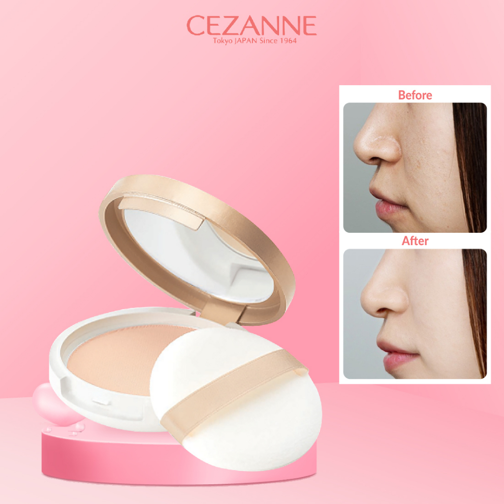 Phấn Phủ Kiềm Dầu Cezanne UV Silk Face Powder Nhật Bản SPF48 PA+++ 10g