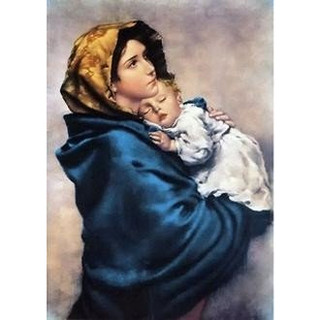 Tranh đính đá toàn bộ đức mẹ maria