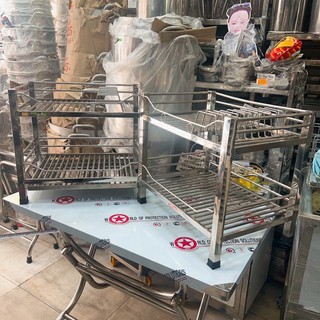 Kệ chén Inox 304 có khay hứng nước