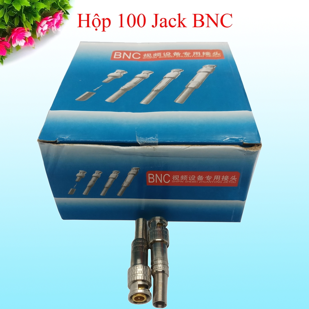 HỘP 100 CHIẾC JACK BNC DÀNH CHO CAMERA Xịn
