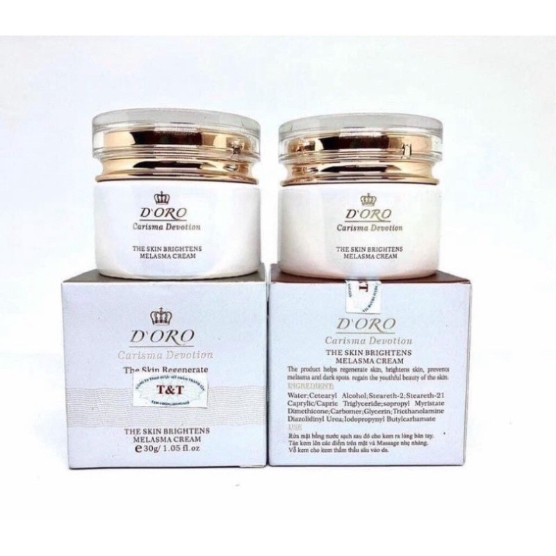 Kem Nám Sáng Da DORO– Làm Sáng, Đều Màu Da, Ngừa Nám Sạm