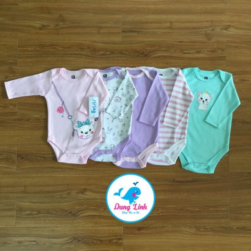 SET 5 BODY DÀI TAY CHO BÉ TRAI VÀ BÉ GÁI