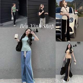 Set thun cổ tròn thể thao bigsize 55-95kg - a.1042