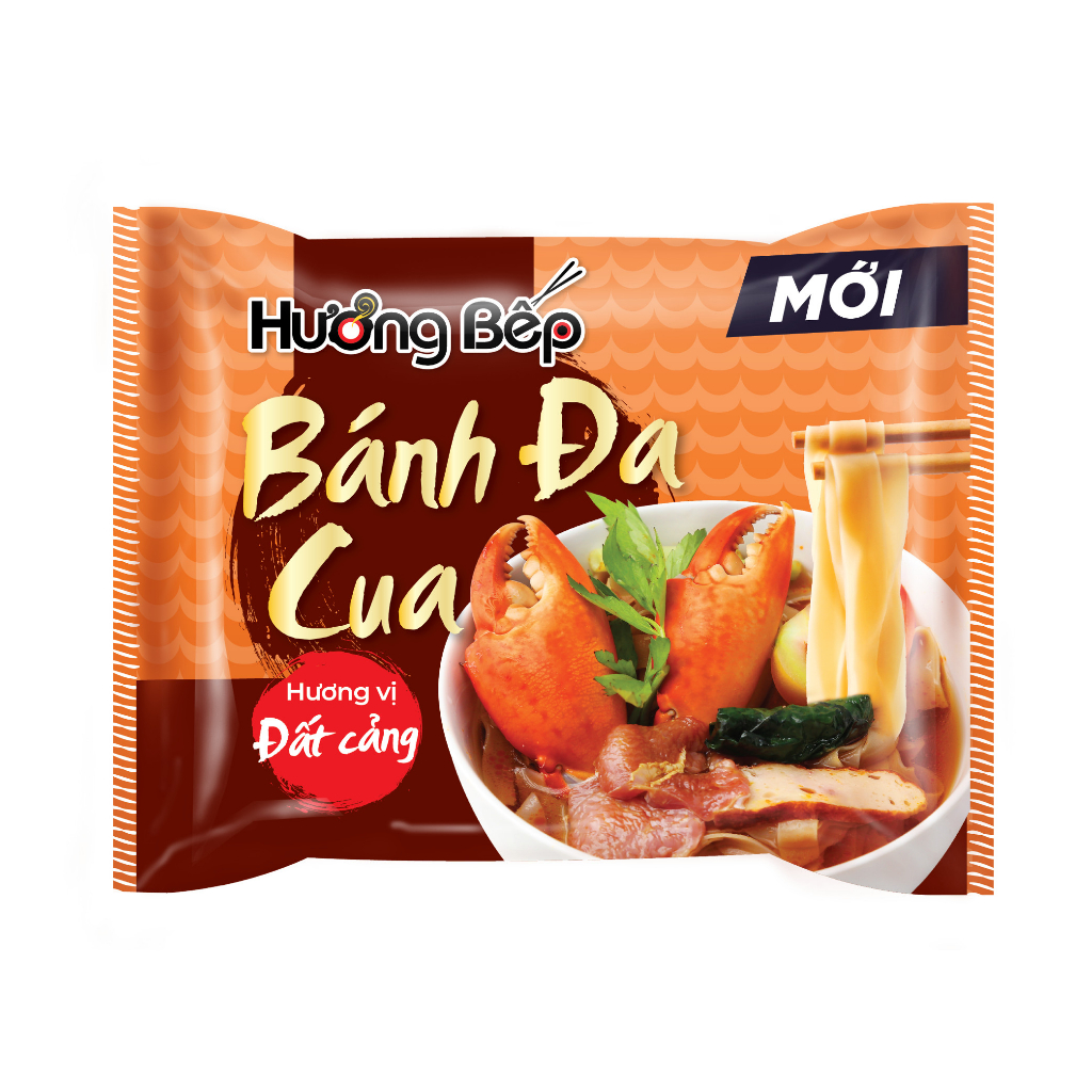 Thùng 30 gói Bánh Đa Cua Hương Bếp 60gr/gói