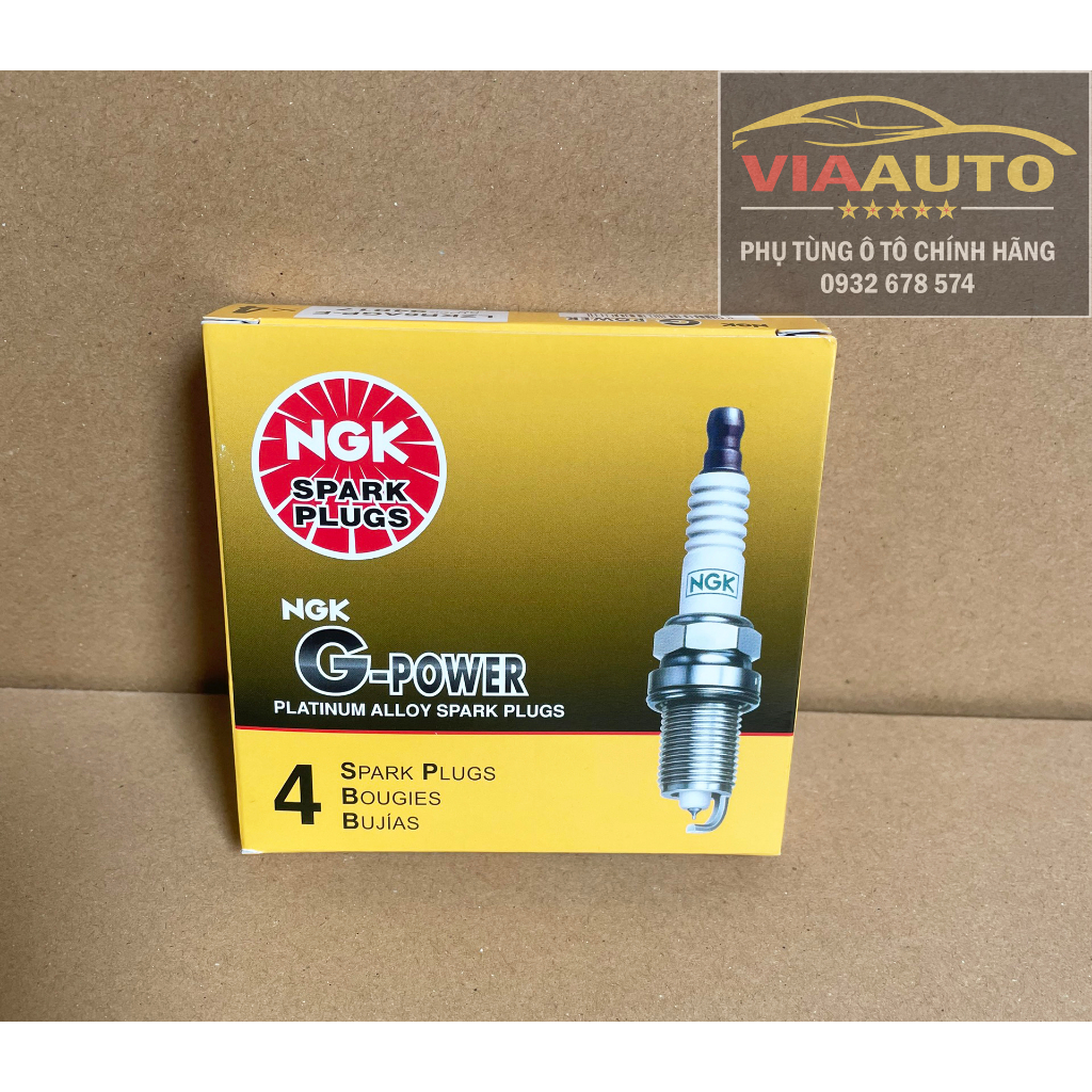Bugi NGK Platinum - Morning 12-, I10, Forte, Accent, Cerato, Souf, K3,... LZKR6AGP-E