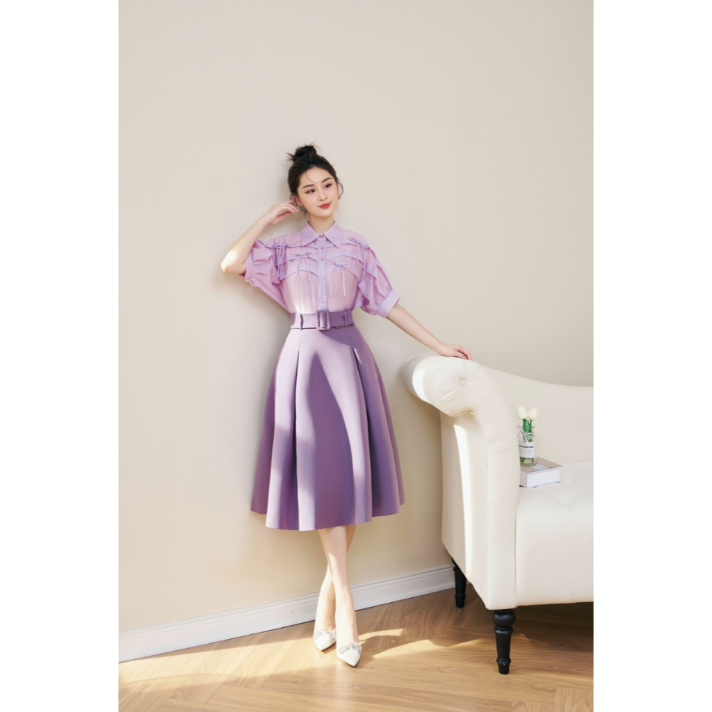 Áo Sơ Mi Bèo Ba Tầng Trang Trí Thời Trang by LEMIA Design - LA23166