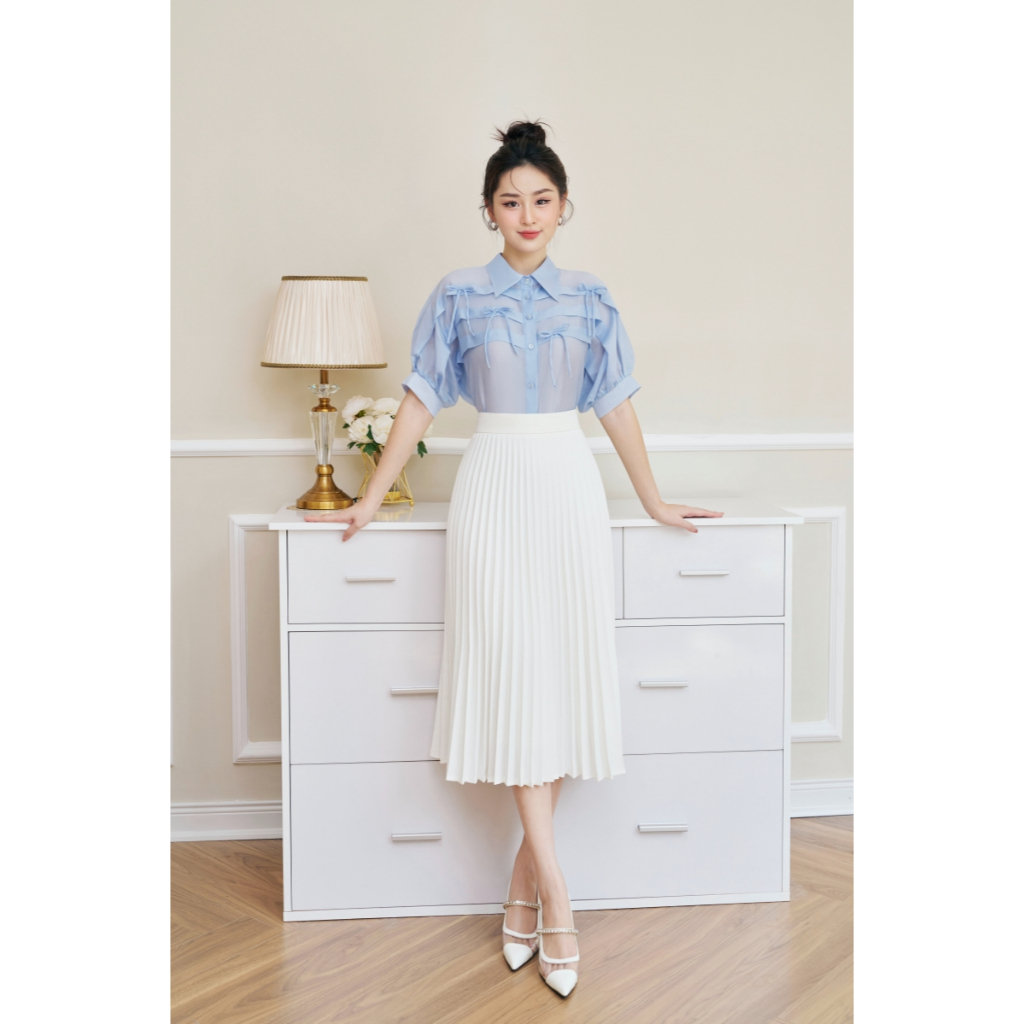 Áo Sơ Mi Bèo Ba Tầng Trang Trí Thời Trang by LEMIA Design - LA23166