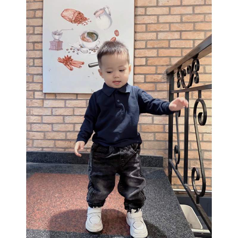 Set 2 áo Polo Za.ra cho bé trai siêu đẹp size từ 12-22 cân