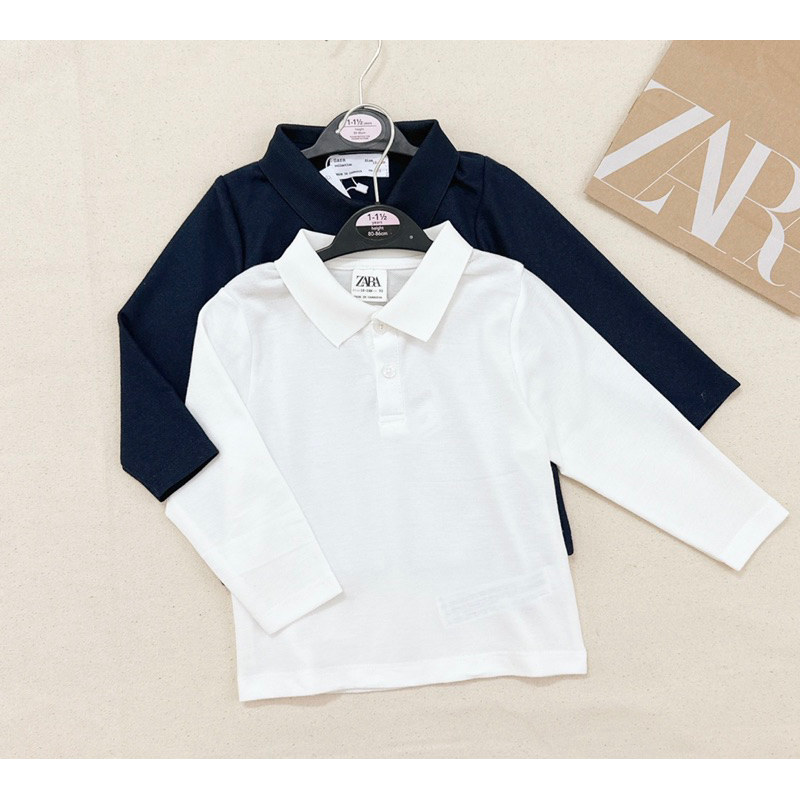 Set 2 áo Polo Za.ra cho bé trai siêu đẹp size từ 12-22 cân
