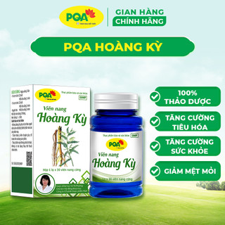 PQA Hoàng Kỳ Hộp 30 Viên Giúp Bồi Bổ Thận Âm, Tăng Cường Sức Khỏe, Tăng Cường Tiêu Hóa