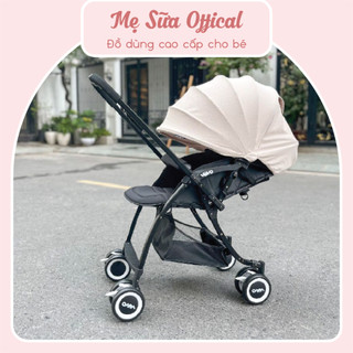 Xe đẩy cho bé vovo vo-0207 xoay 360 độ, đai 5 điểm bảo vệ an toàn tối đa cho bé, xe đẩy gấp gọn