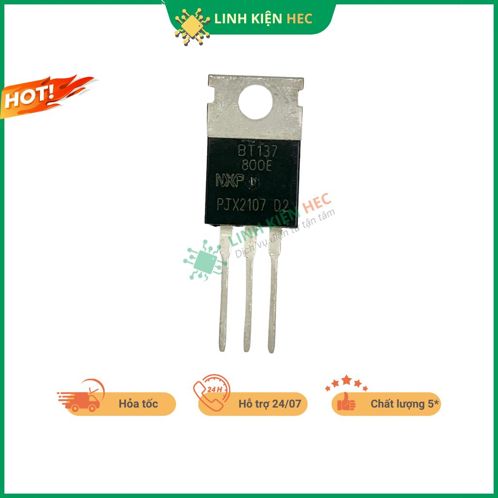 Triac BT131/BT134/BT136/BT138/BT152 chính hãng linh kiện hec
